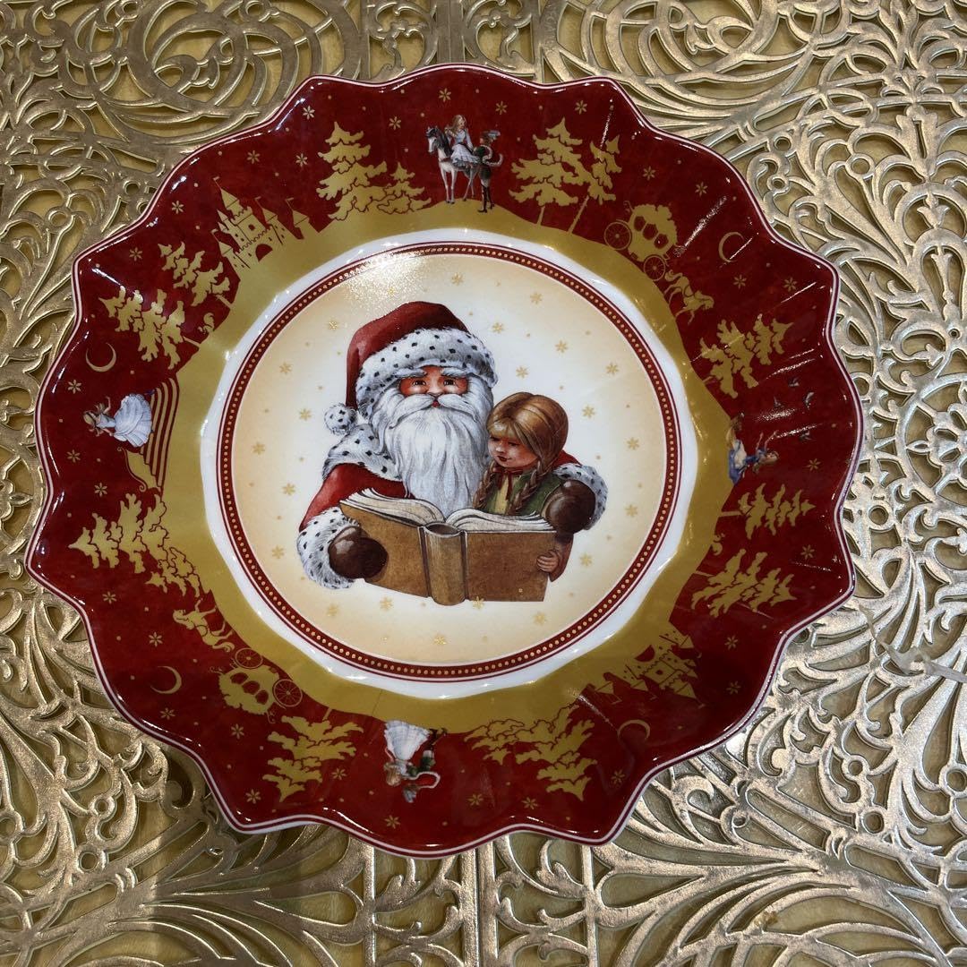 Amazon.co.jp: ビレロイボッホ クリスマスプレート ビレロイアンド