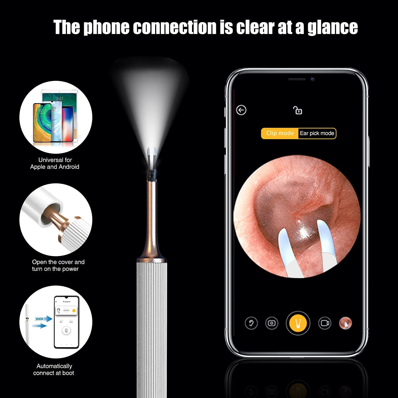 Amazon.co.jp: BEBIRD Note3 Pro Max 耳かき カメラ メカニカルアーム