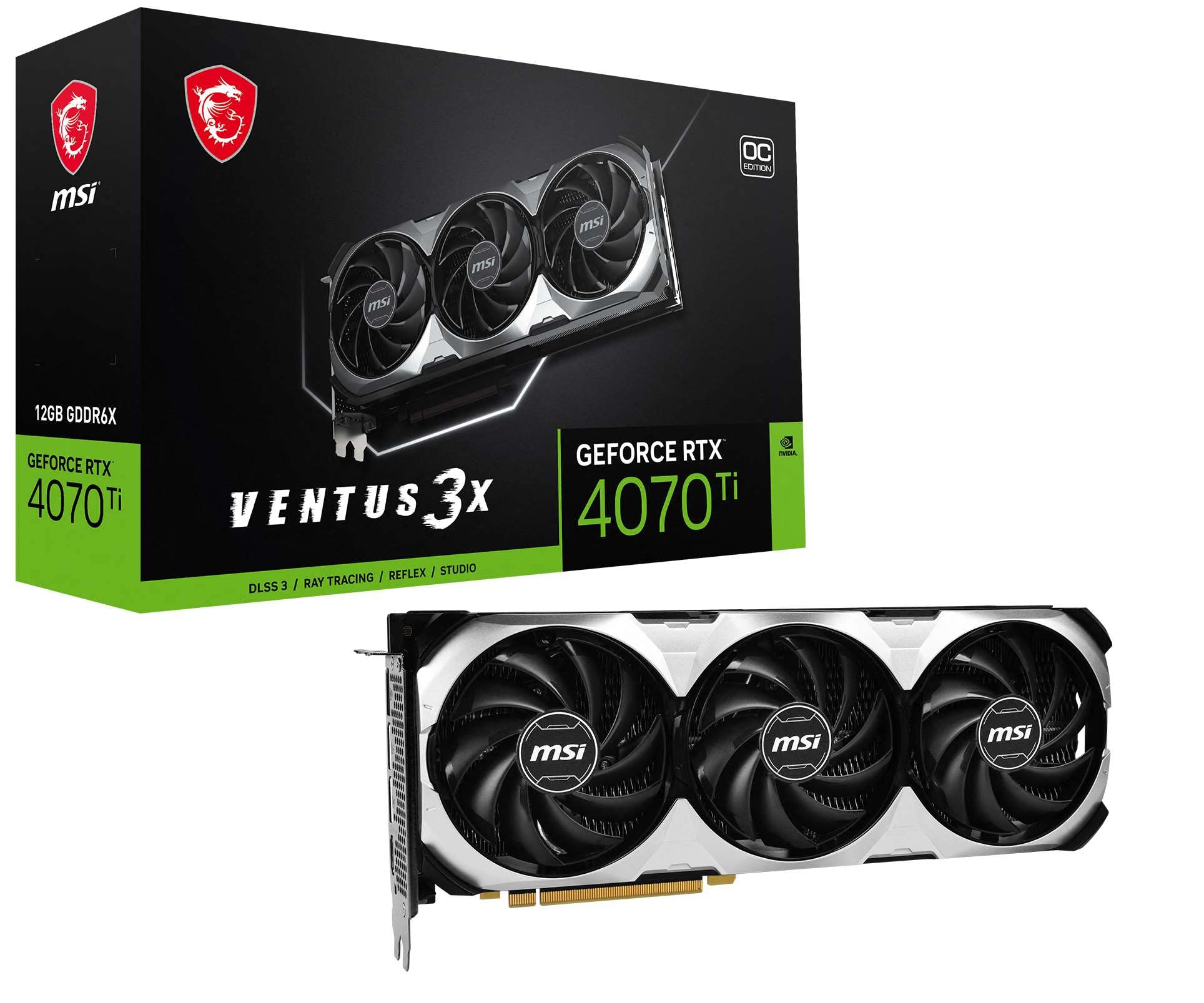 Amazon | MSI グラフィックスボード GeForce RTX 4070 Ti VENTUS 3X