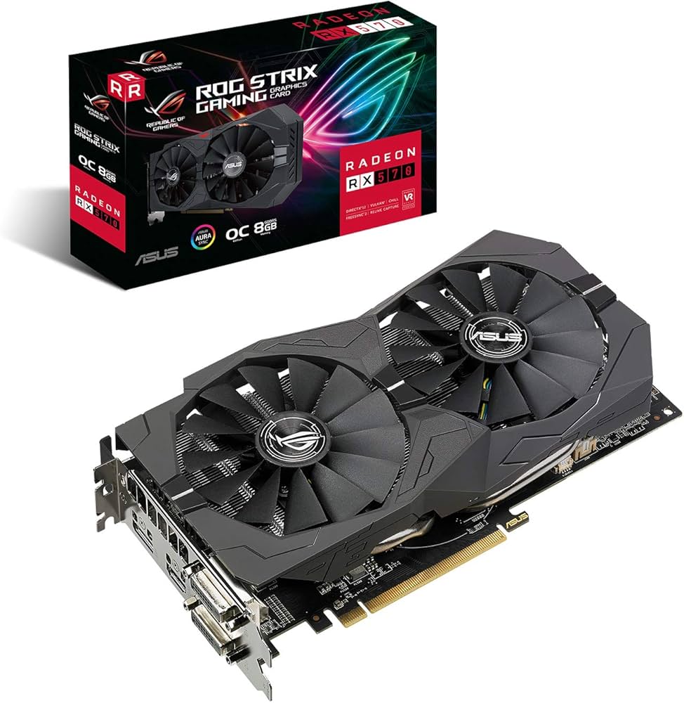 Amazon | ASUS ROG Strix Radeon RX570 O8G ゲーミング GDDR5 DP HDMI