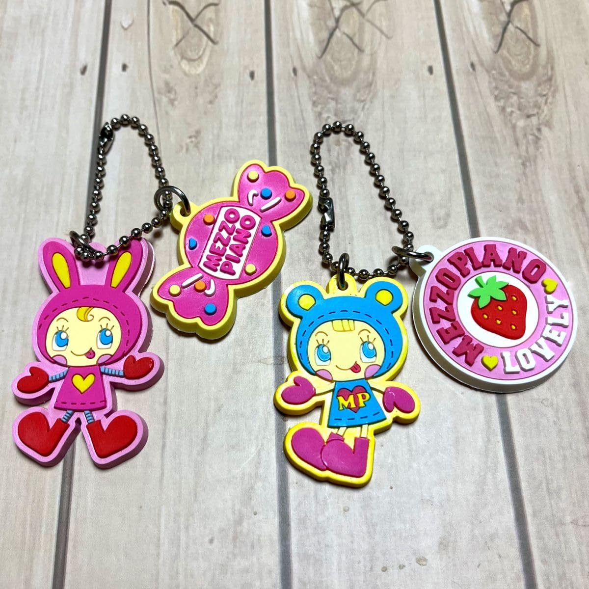 Amazon.co.jp: レア限定 平成レトロ メゾピアノ ラバーマスコット 2個