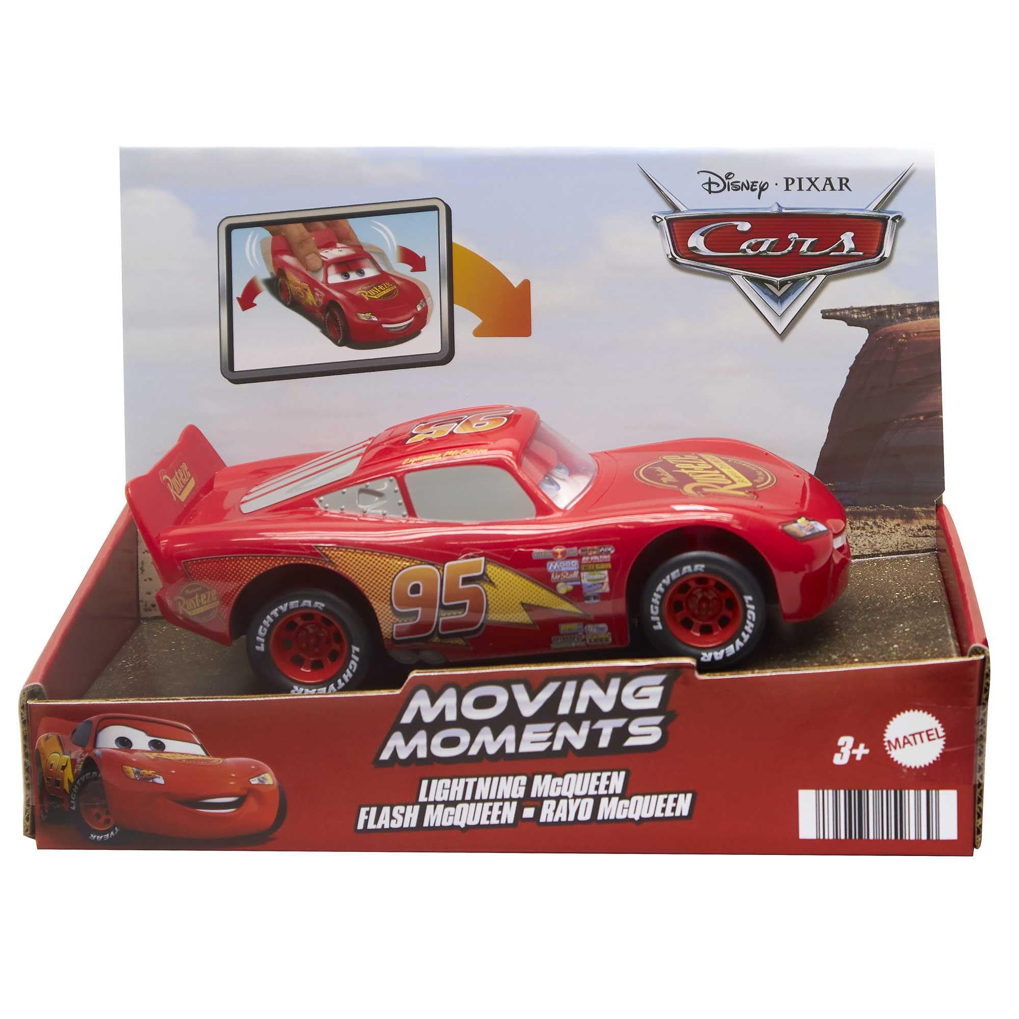 Amazon.com: Mattel Disney Pixar Cars Moving Moments Toy Car with