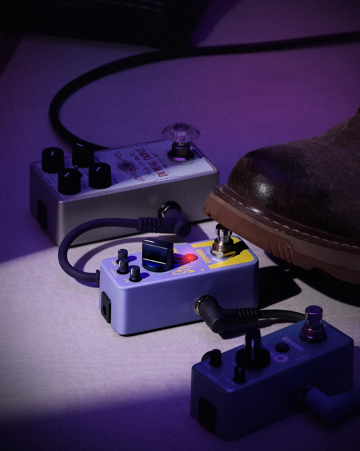 Amazon.co.jp: Donner ファズ エフェクター Fuzz Pedal ミニ ファズ