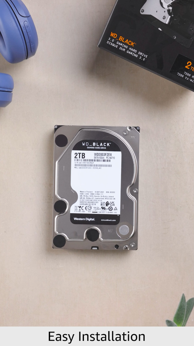 Amazon.com: Western Digital 2TB WD Black Performance Internal Hard