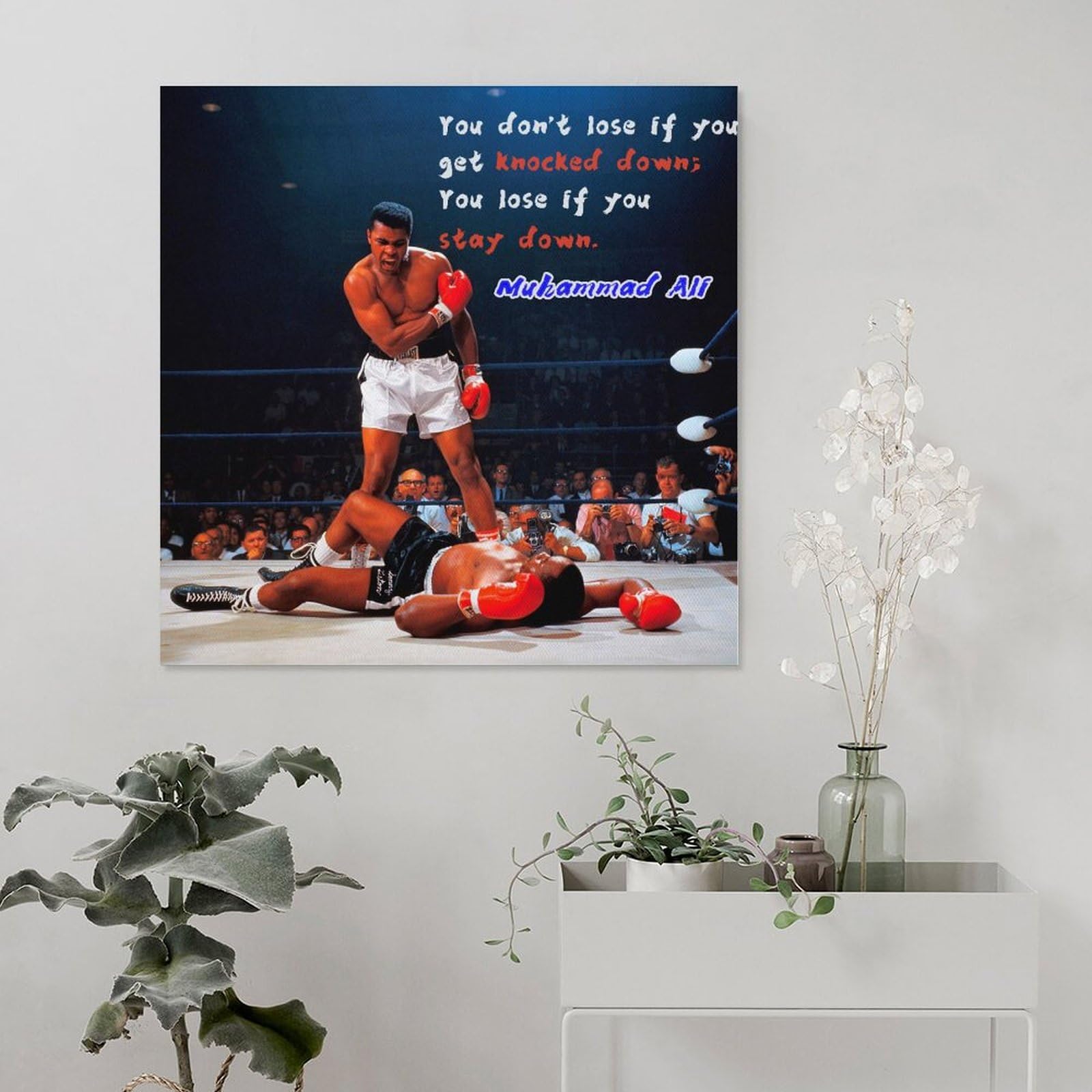 Amazon.co.jp: Muhammad Ali ポスター モハメド・アリ引用 ボクシング