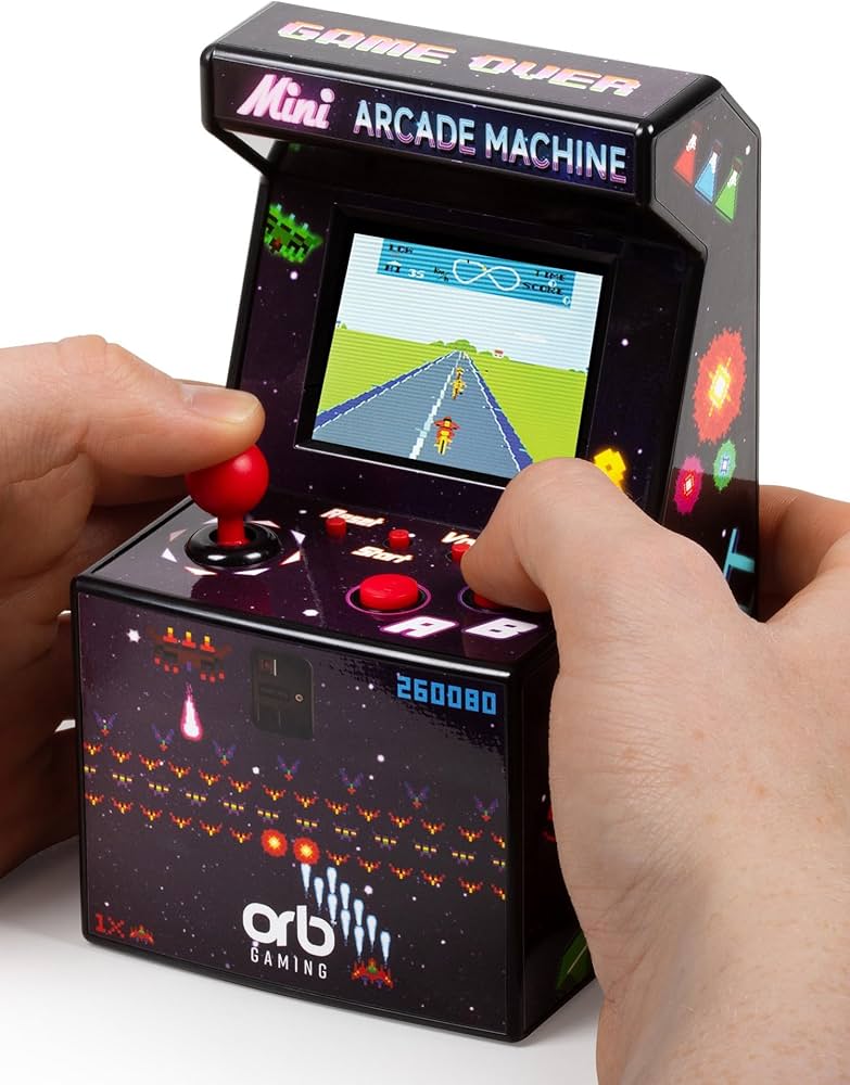 Amazon.com: Mini Arcade Machine, 240 Built-in 8-Bit Games, 2.5