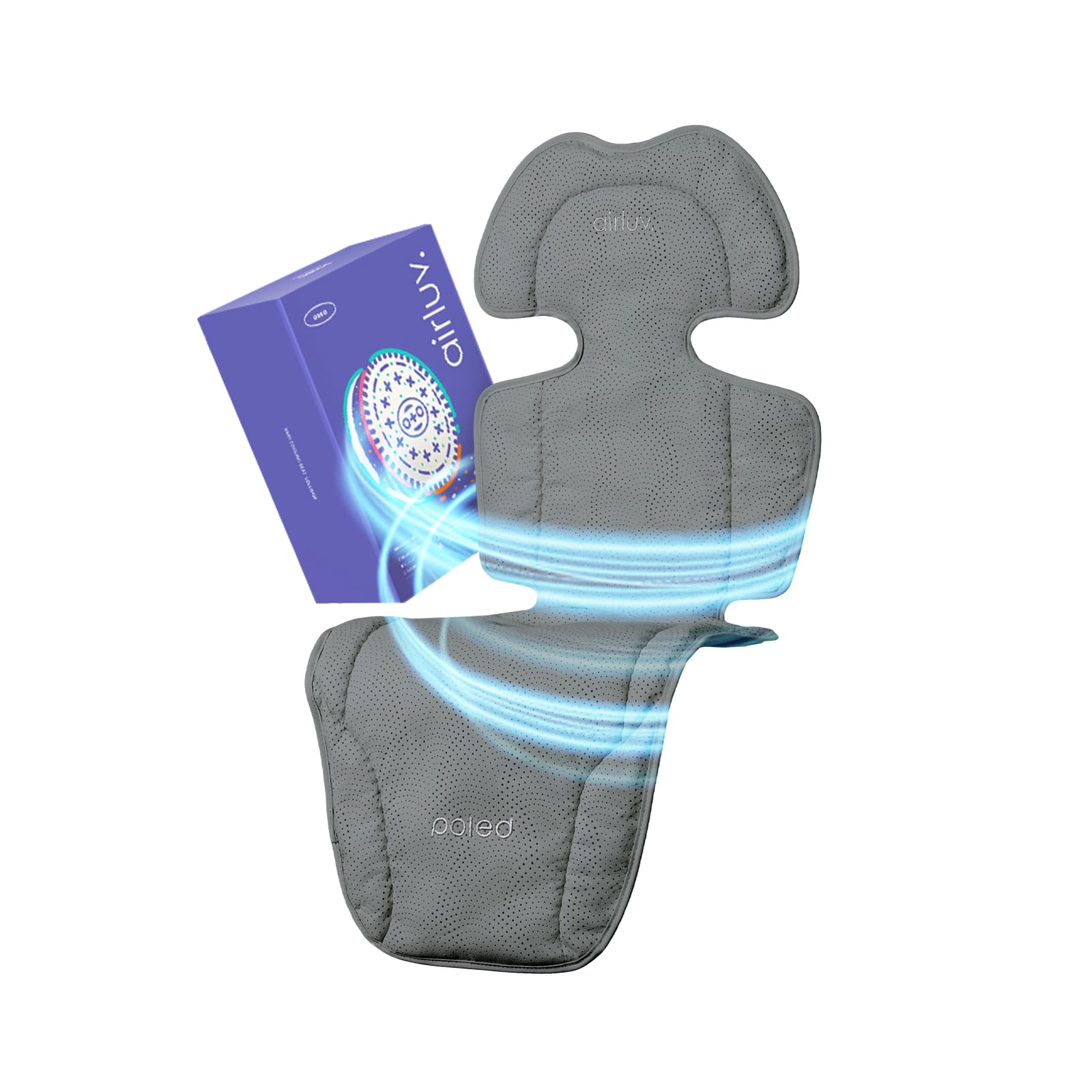 Amazon.co.jp: エアラブ4 (airluv4) オレオ ファン付ベビーカーシート