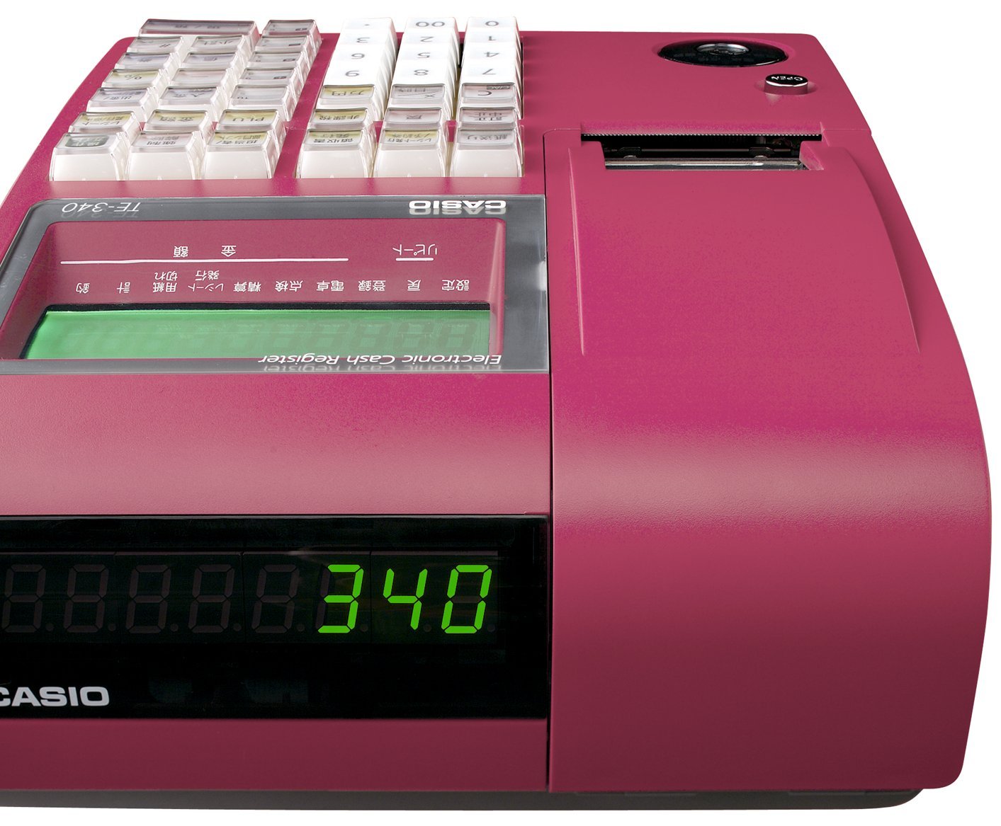 分離ケーブル付1207設定無料1202カシオTE-340ンボイスレジスター