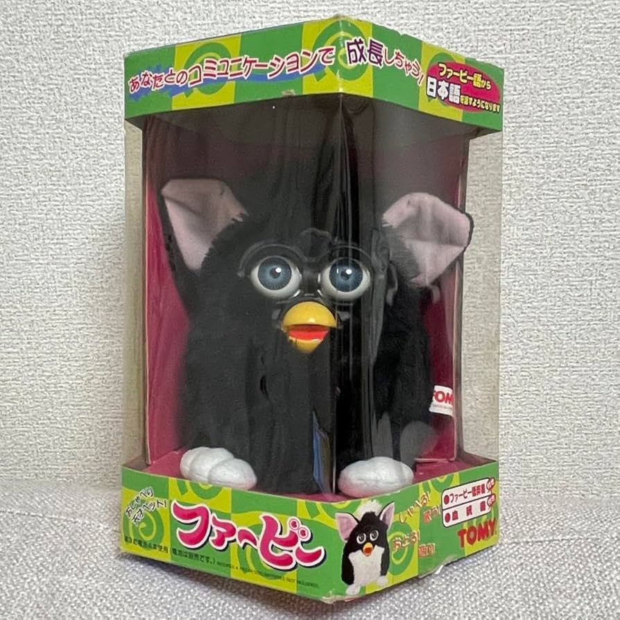 Amazon | レア初代ファービー 黒 ブルーアイ | 電動ロボット | おもちゃ
