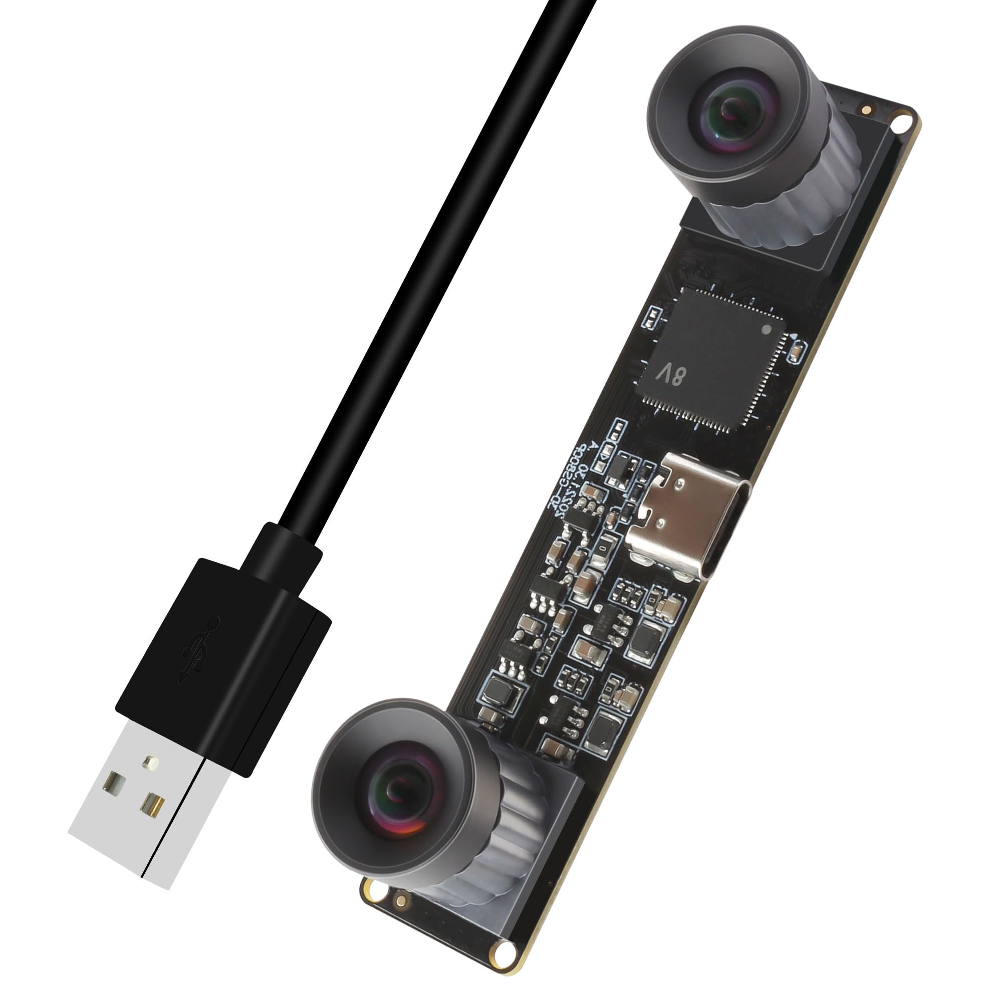 Amazon.co.jp: ELP 60fps 3Dステレオ同期USBカメラモジュール4MP 85度