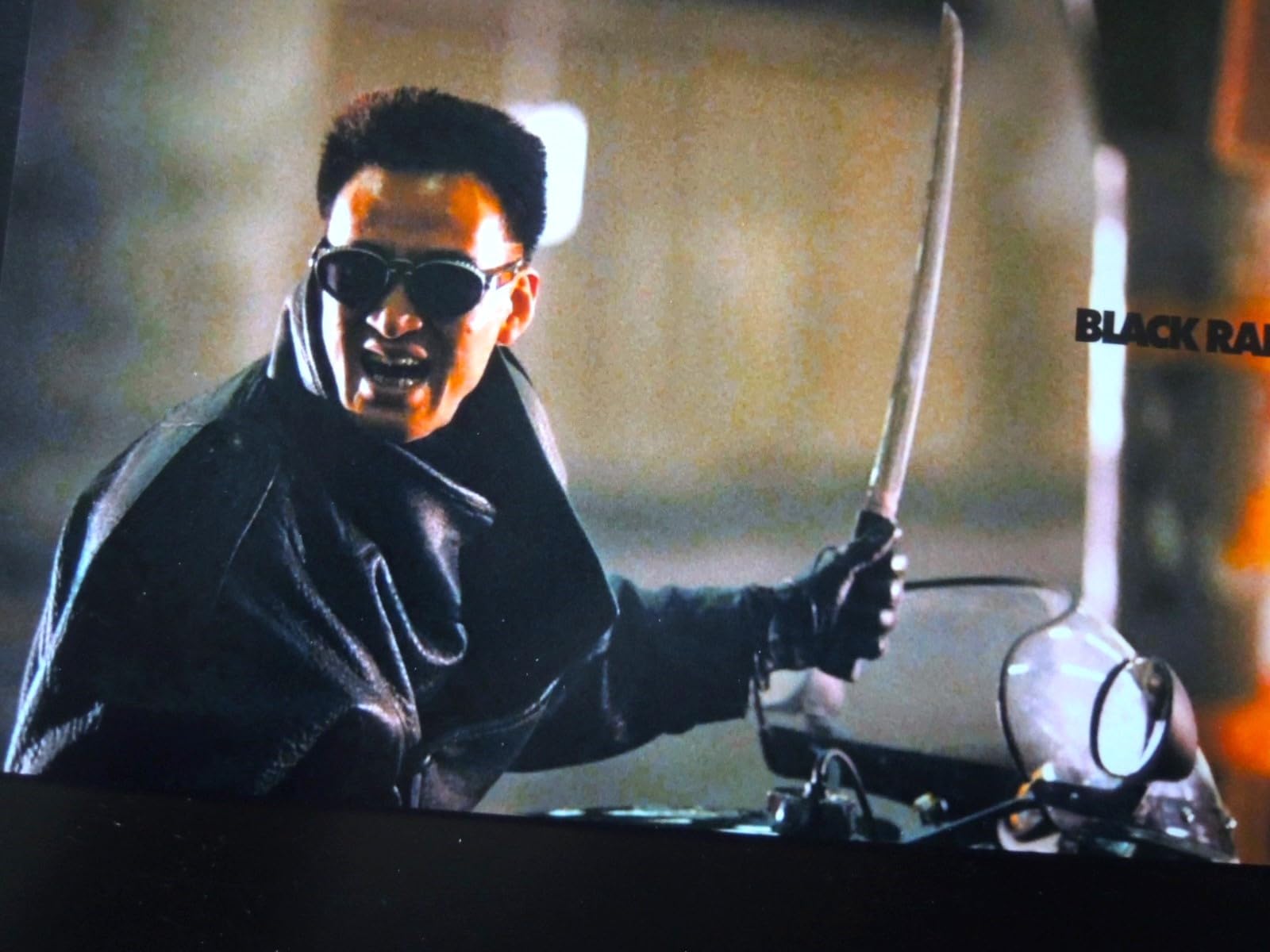 Amazon.co.jp: A4 額付き ポスター 松田優作 ブラックレイン Black