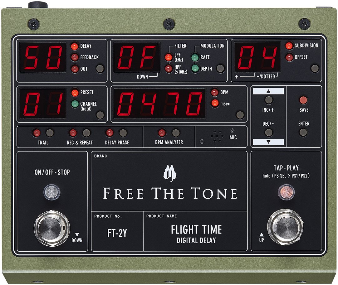 Amazon | Free The Tone FT-2Y FLIGHT TIME DIGITAL DELAY デジタル