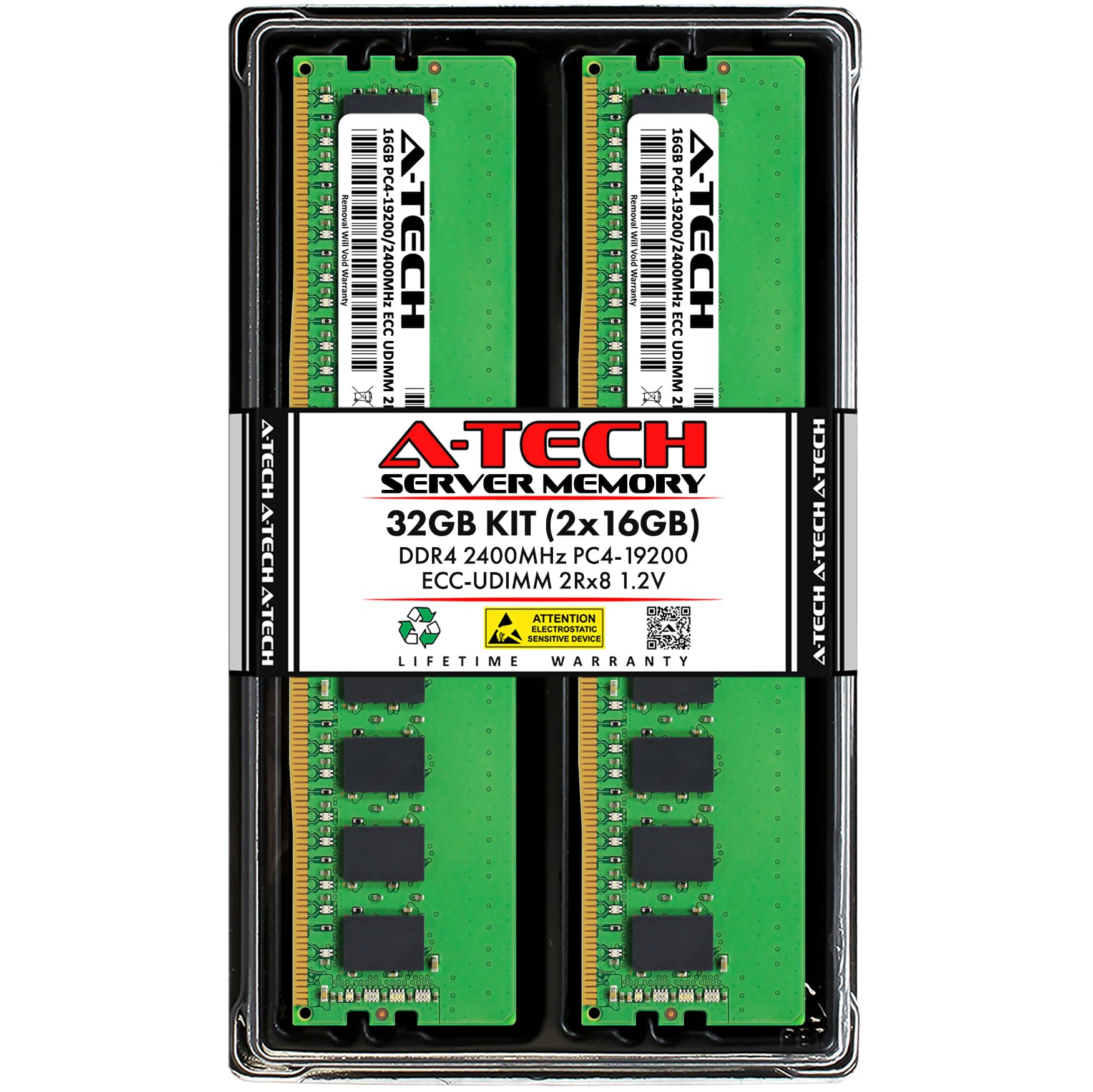 Amazon.co.jp: A-Tech Server 32GB キット (2x16GB) DDR4 2400MHz PC4