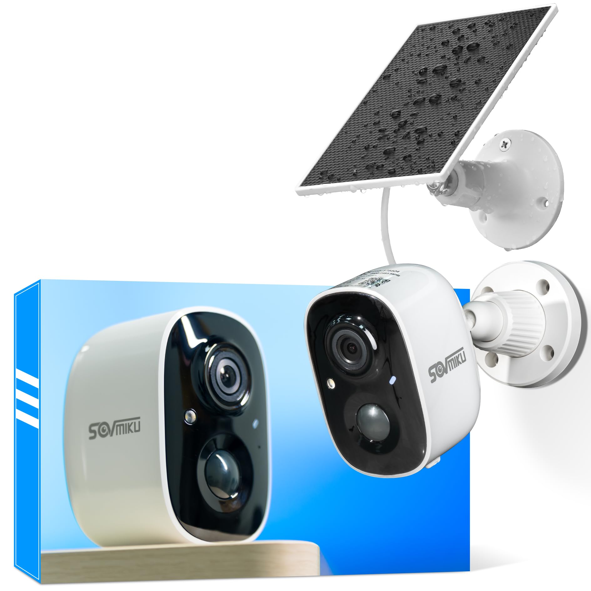 Amazon.com : SOVMIKU CG6 Best Solar Security Camera Wireless