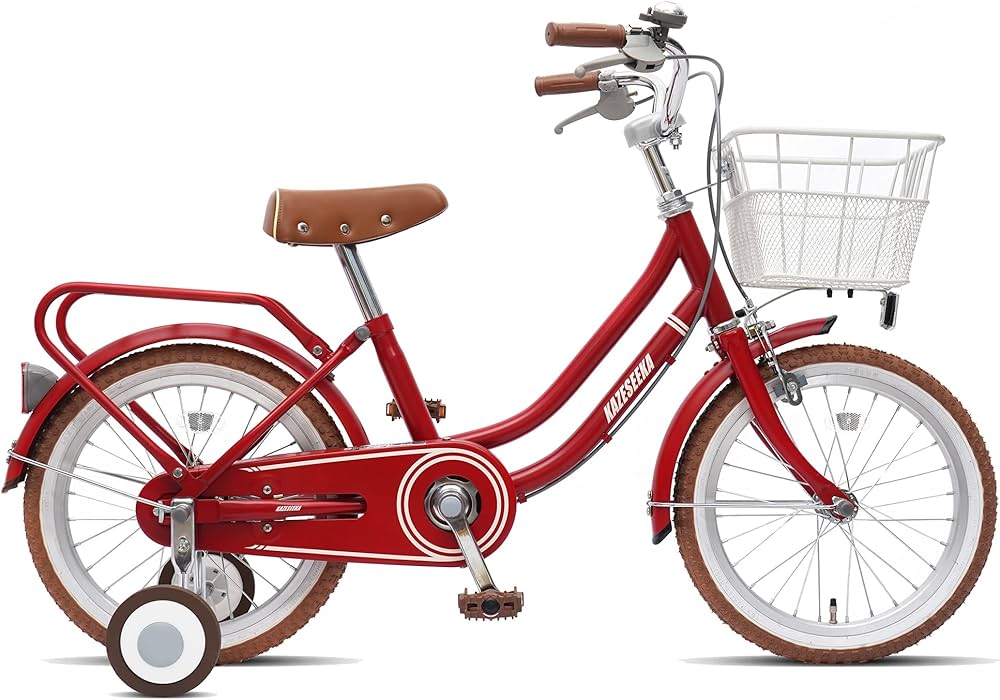 Amazon | KAZESEEKA 子供用自転車 16インチ CityC1【補助輪付き/大容量