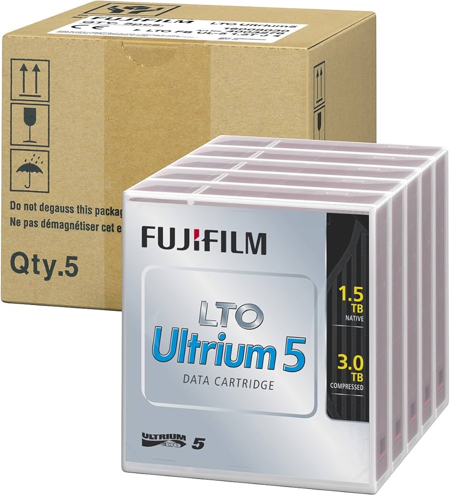 Amazon.co.jp: 富士フイルム LTO Ultrium5 5巻パック : パソコン・周辺機器