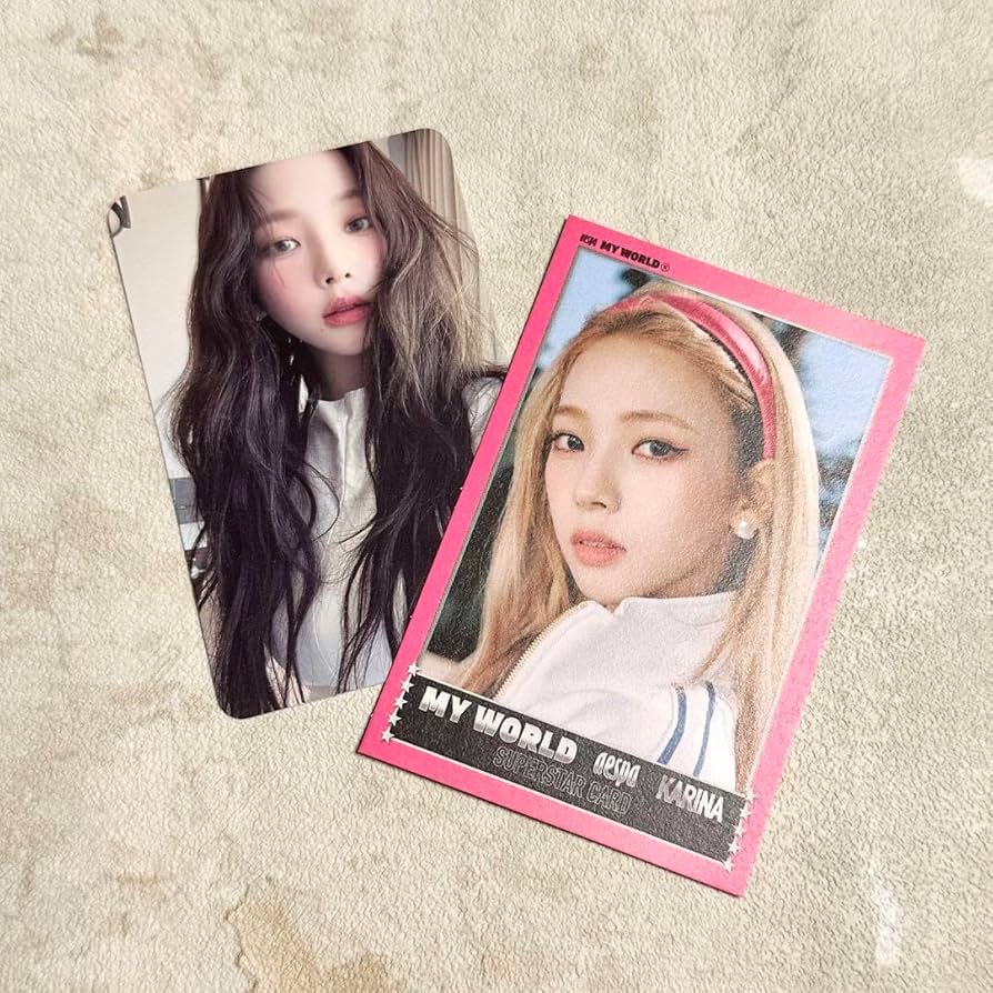 Amazon.co.jp: aespa カリナ spicy トレカ 2枚セット フォトカード