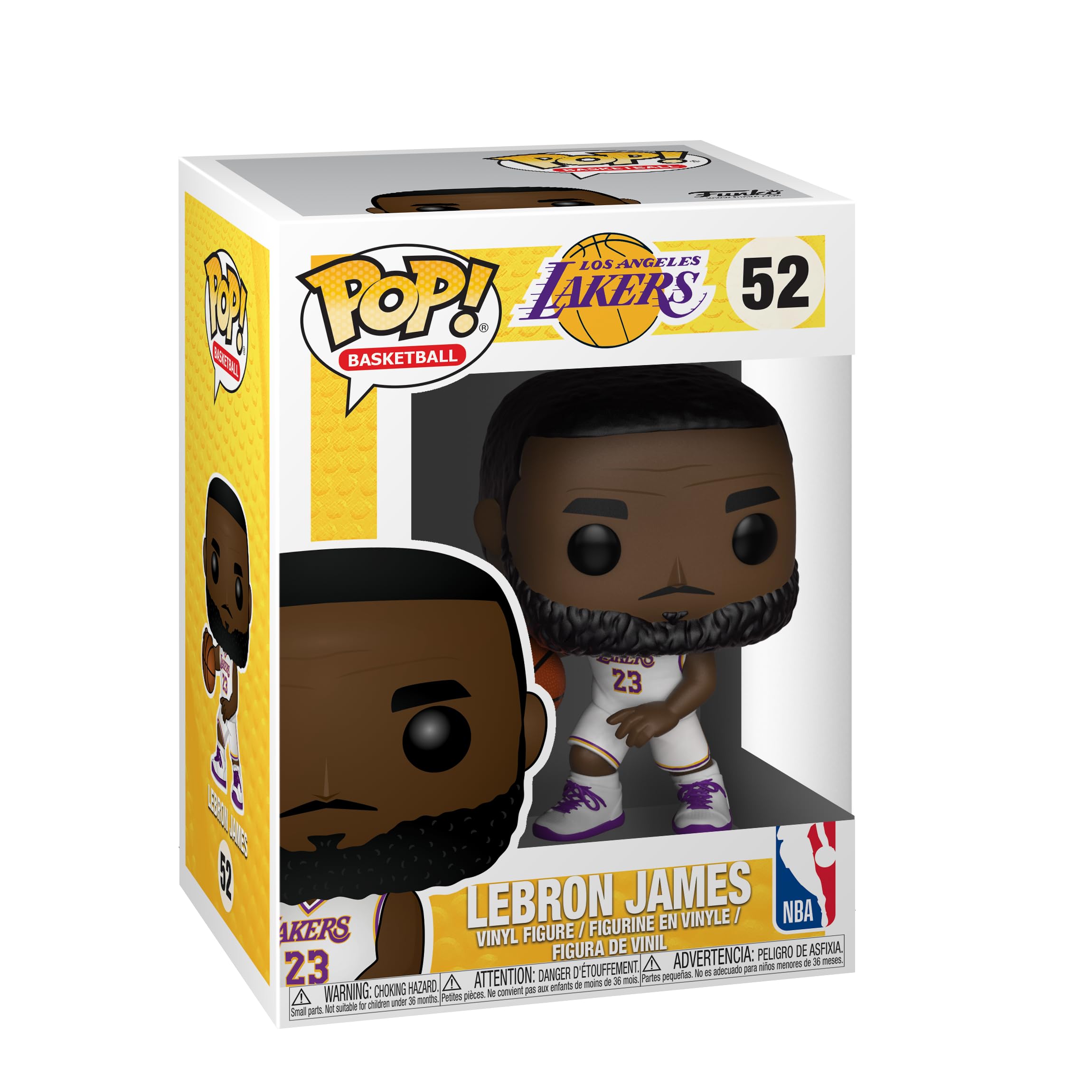 スポーツ Funko POP! NBA LEBRON JAMES 172 NBA LA Lakers LeBron