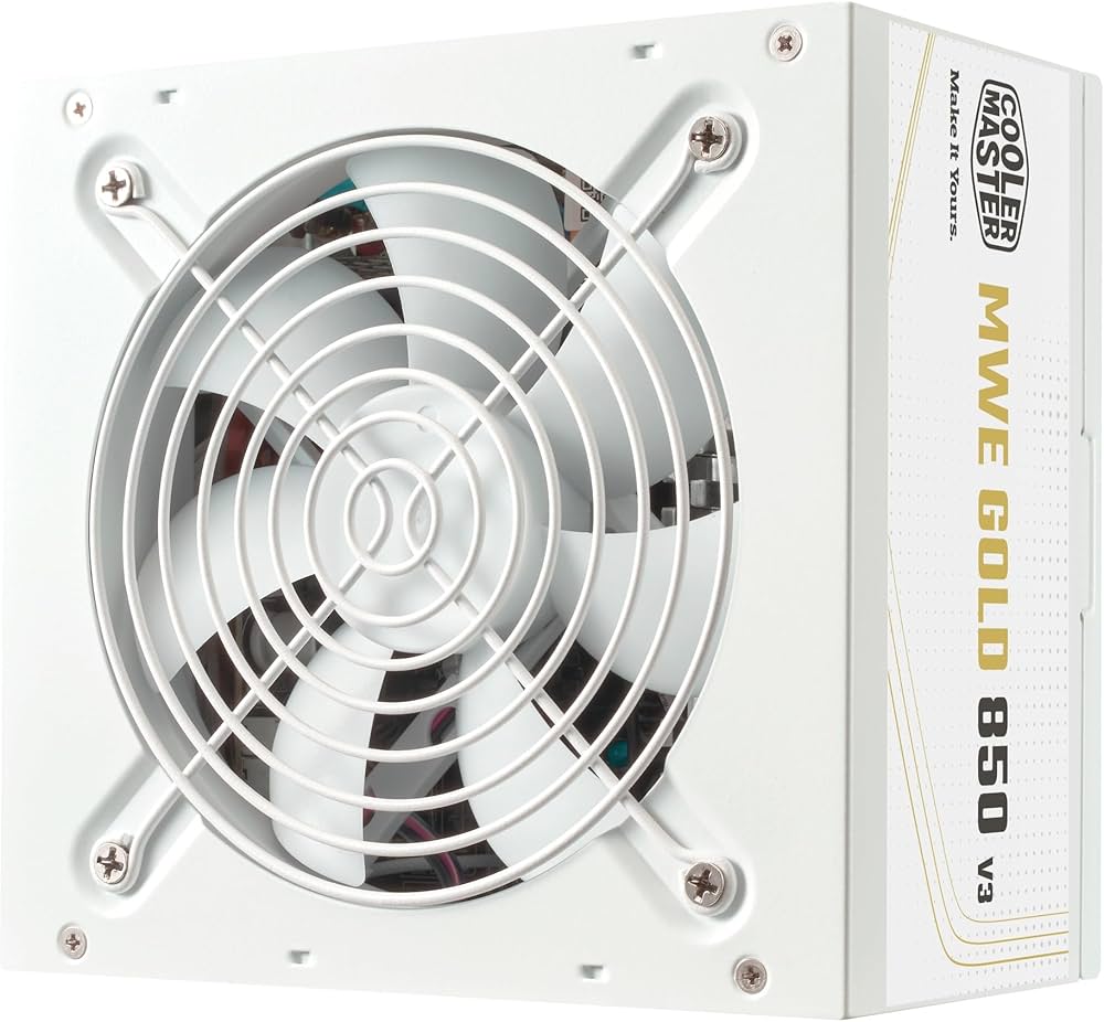 Amazon | Cooler Master MWE Gold 850 V3 ATX 3.1 White Non-Modular