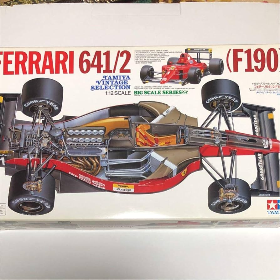 Amazon.com: TAMIYA 1/12 Big Scale Series Ferrari 641/2 (F190