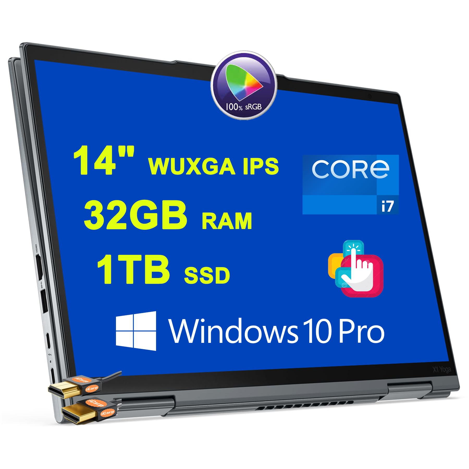 Amazon.com: Lenovo ThinkPad X1 Yoga Gen6 2-in-1 Laptop 14