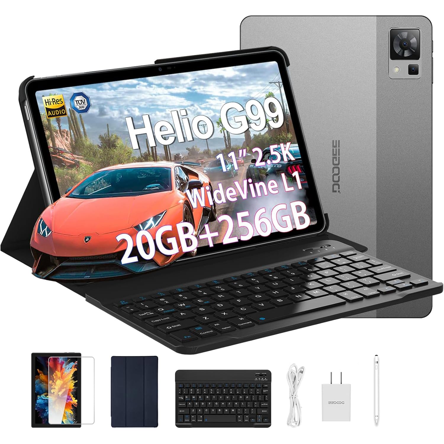Amazon.co.jp: 【Android14 タブレット+キーボード付属】DOOGEE T35 11