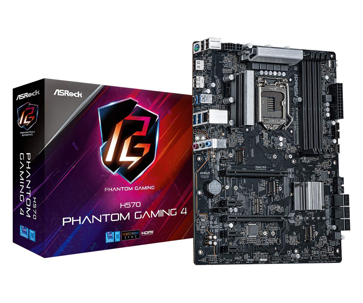 Amazon.com: Asrock H570 Phantom Gaming 4 Intel H570 LGA 1200 ATX