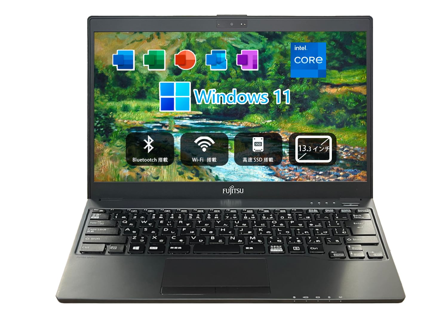 Amazon.co.jp: 【整備済み品】 13.3型 富士通ノートパソコン U937／Win