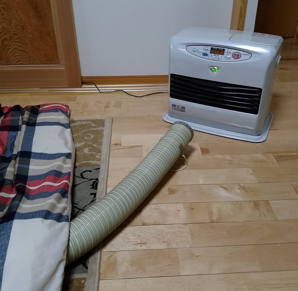 Amazon | バクマ 温風ヒーター 省エネダクト 80cm SD-890 | 暖炉用品