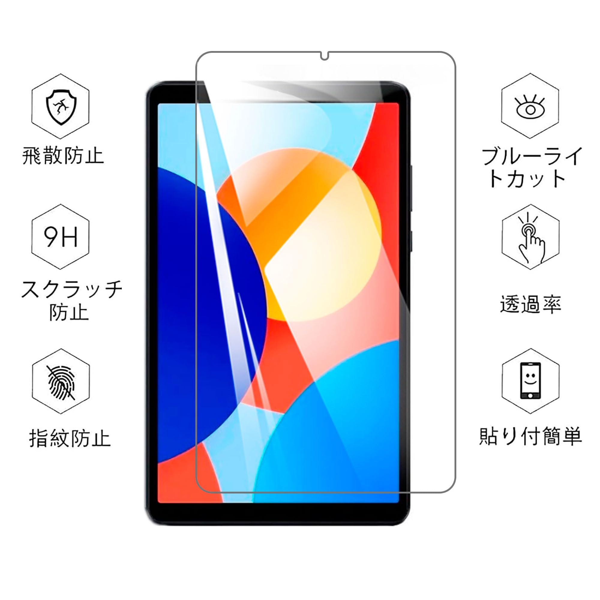 Amazon.co.jp: 【1枚】For Redmi Pad SE 8.7 用のフィルム For Redmi