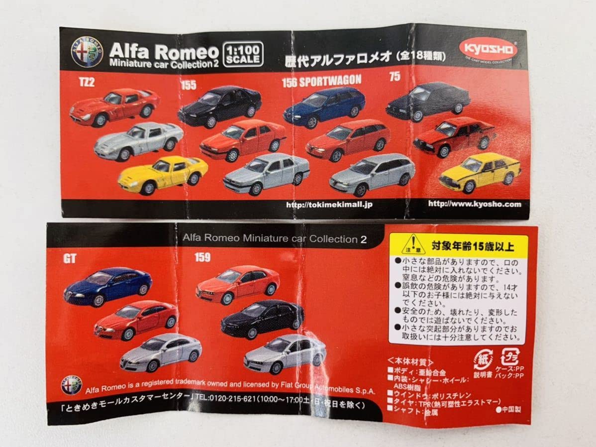 サークルKサンクス限定アルファロメオミニカーコレクション2