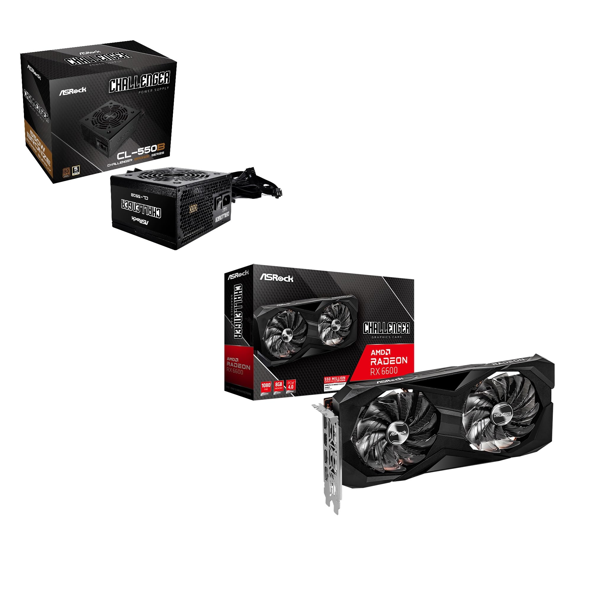 Amazon.com: ASRock Radeon RX 6600 Challenger D 8GB & Challenger