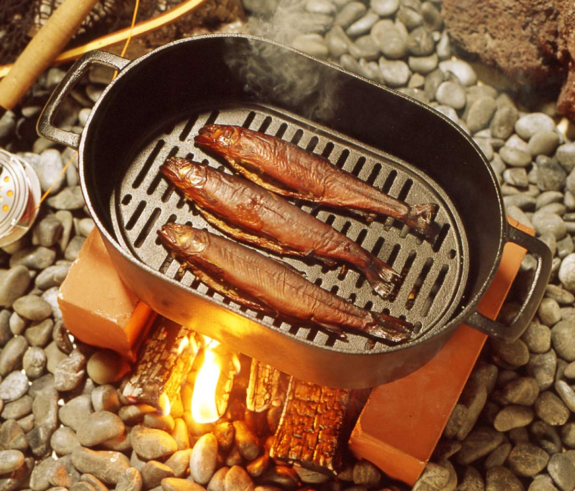 Amazon.co.jp: 岩鋳 Iwachu マルチオーブン30 黒焼付 内寸29.5cm