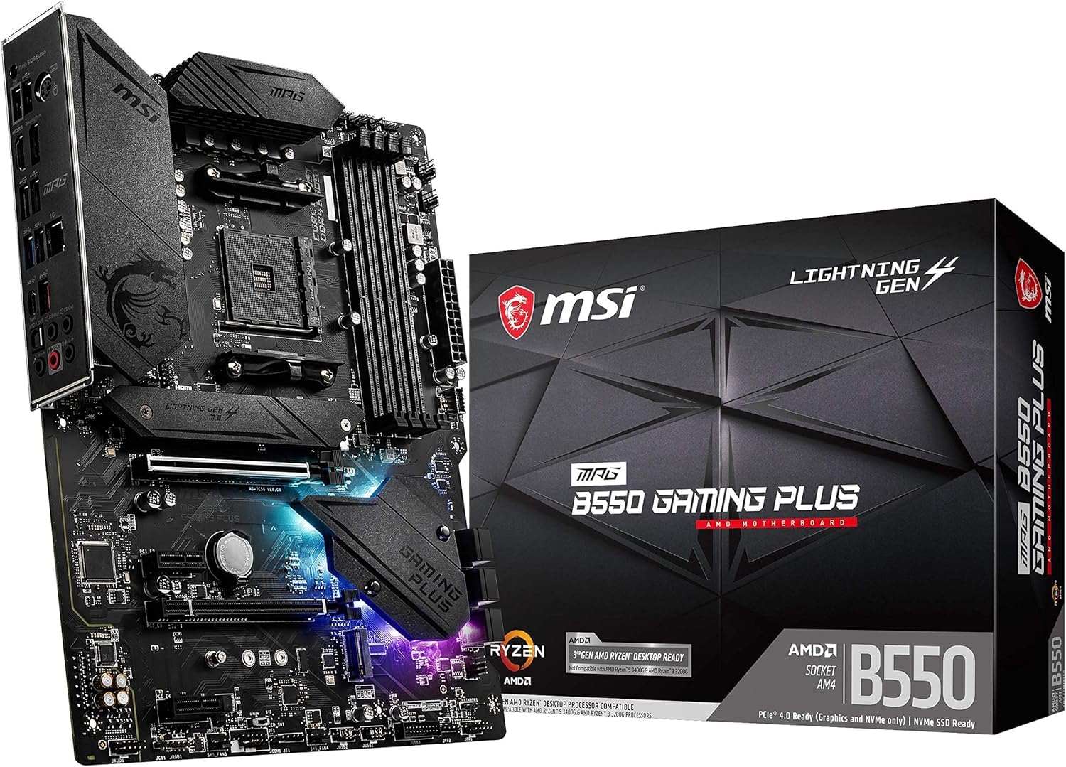 Amazon.com: MSI MPG B550 Gaming Plus Gaming Motherboard (AMD Ryzen