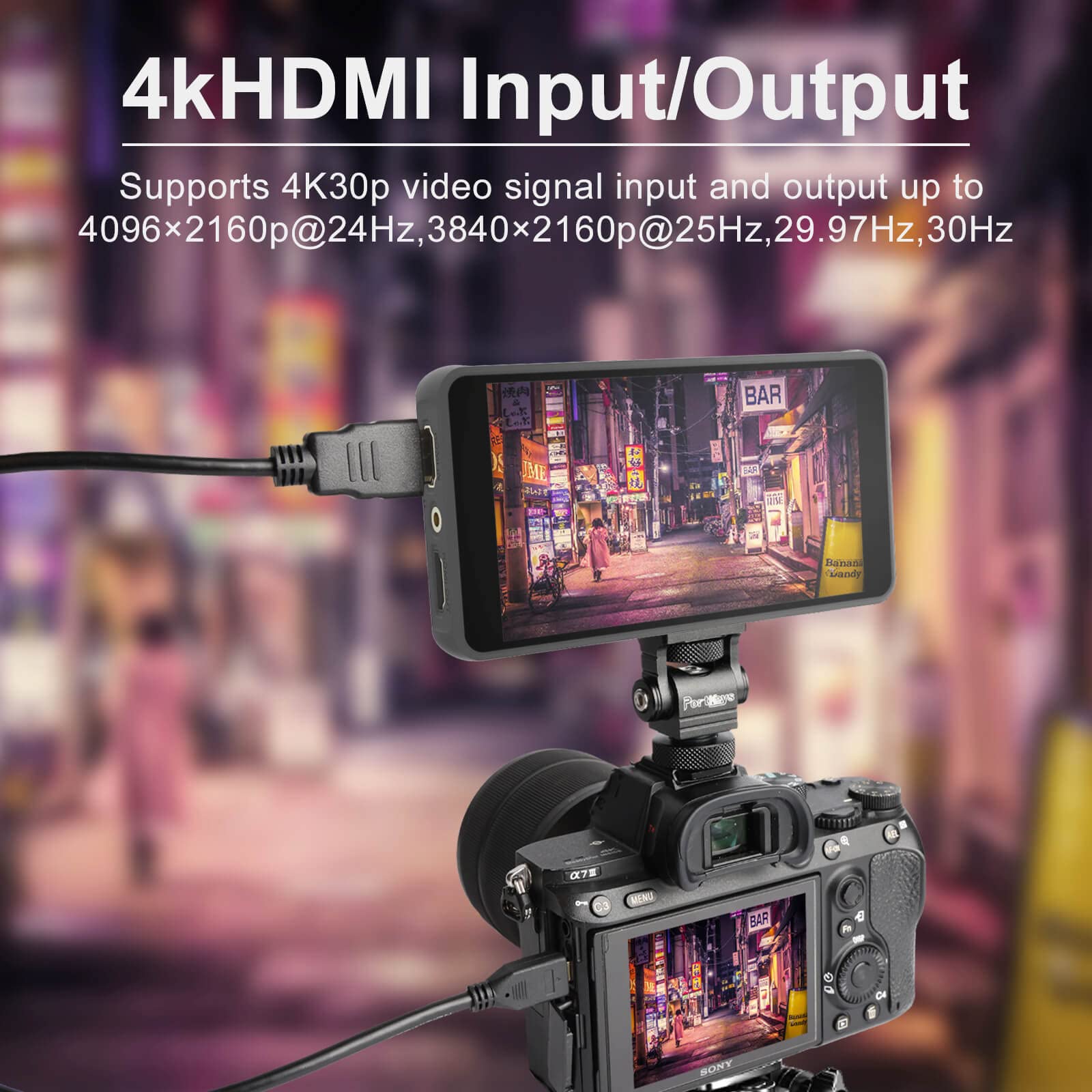 Amazon.co.jp: Portkeys PT5 II モニター 5'' ウルトラHD 4Kタッチ