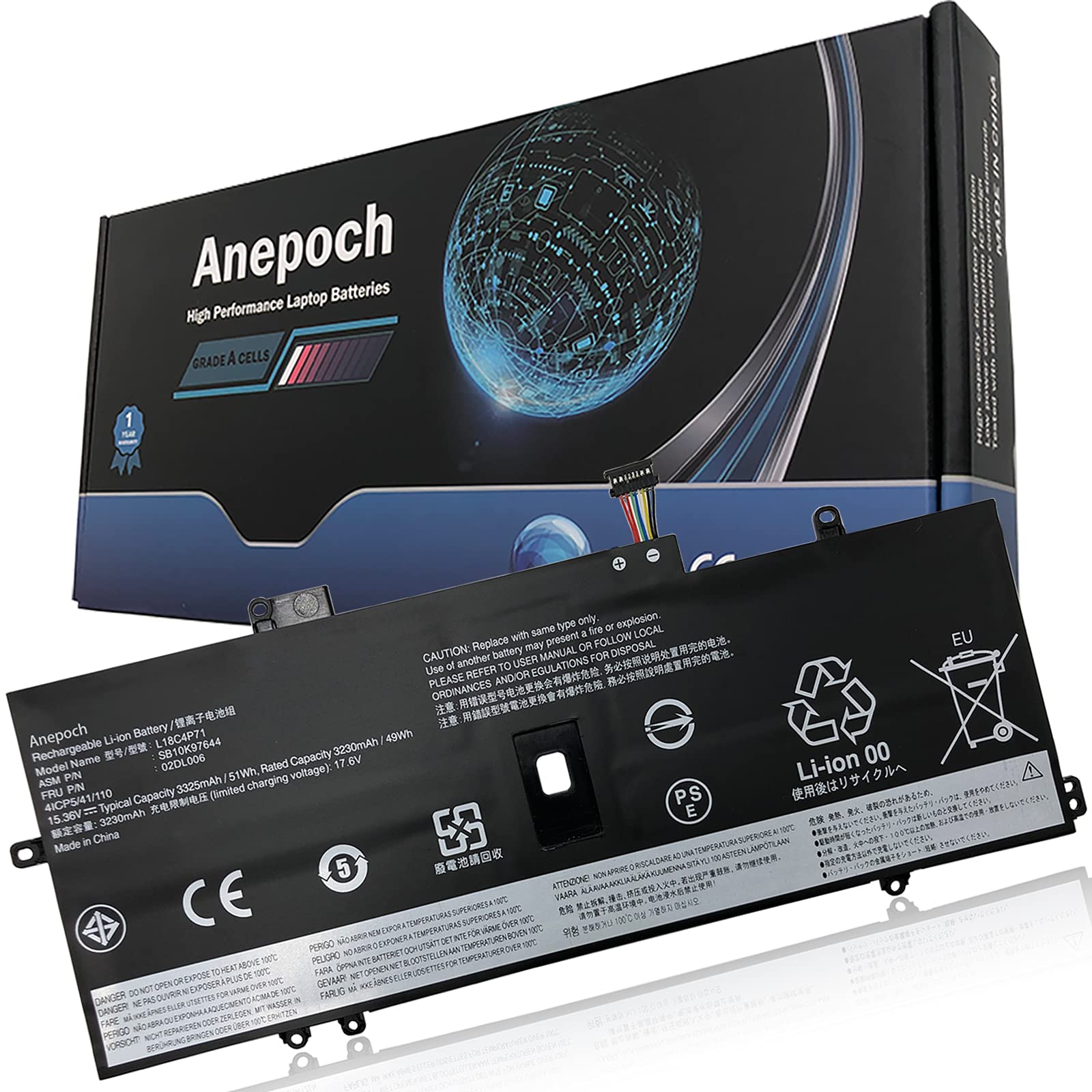 Amazon.com: Anepoch L18C4P71 02DL006 Laptop Battery Replacement