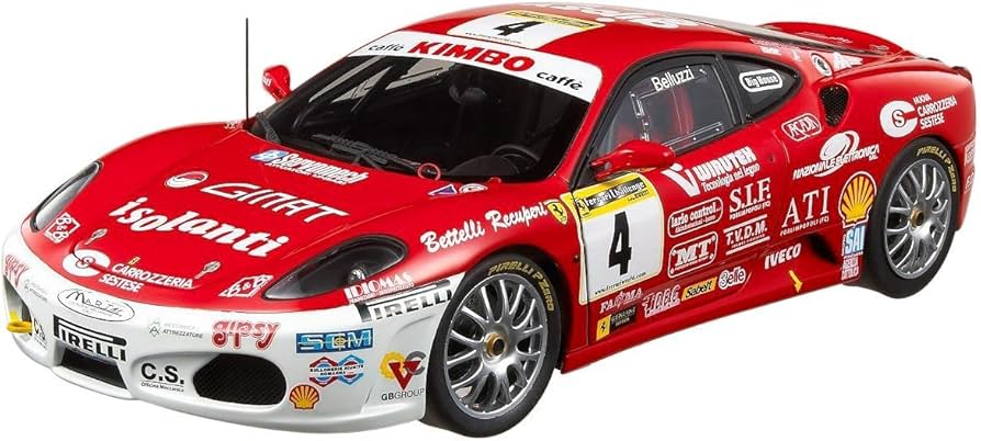 Amazon | MATTEL DL 1/18 フェラーリF430チャレンジ Team MOTOR4