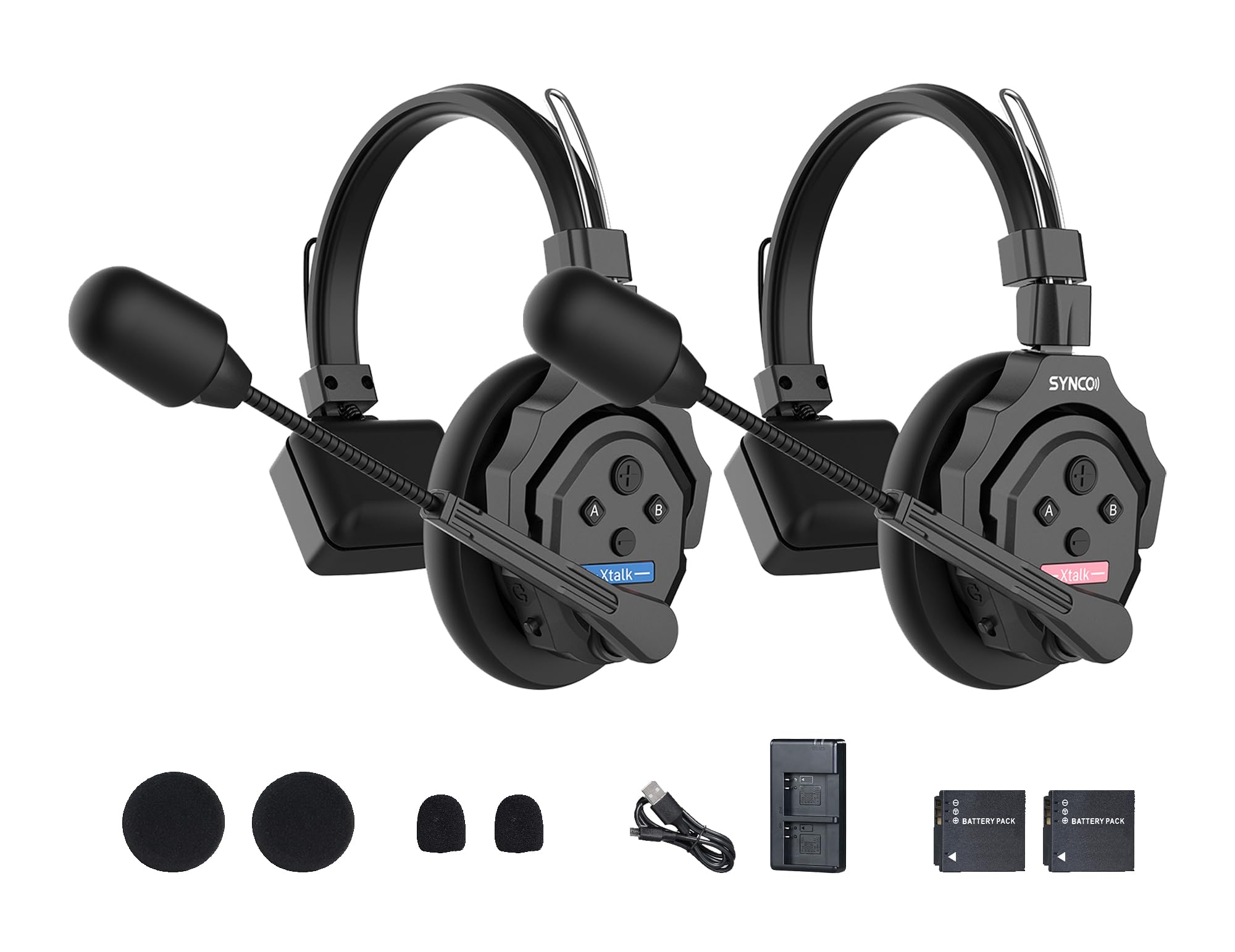 Amazon.com: SYNCO XTalk X2 2.4GHz Wireless Headset with Microphone