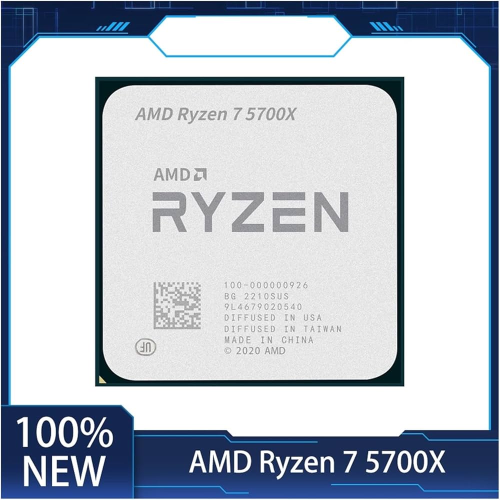 Amazon | A R 7 5700X R7 5700X 3.4 GHz 8 コア 16 スレッド CPU