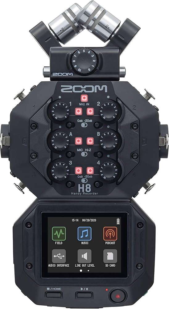 Amazon.com: ZOOM Digital Multitrack Recorder (H8) : Musical