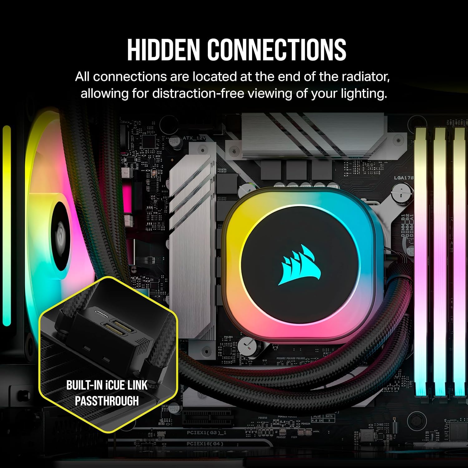 Amazon | Corsair iCUE LINK H150i RGB 簡易水冷CPUクーラー RGB搭載