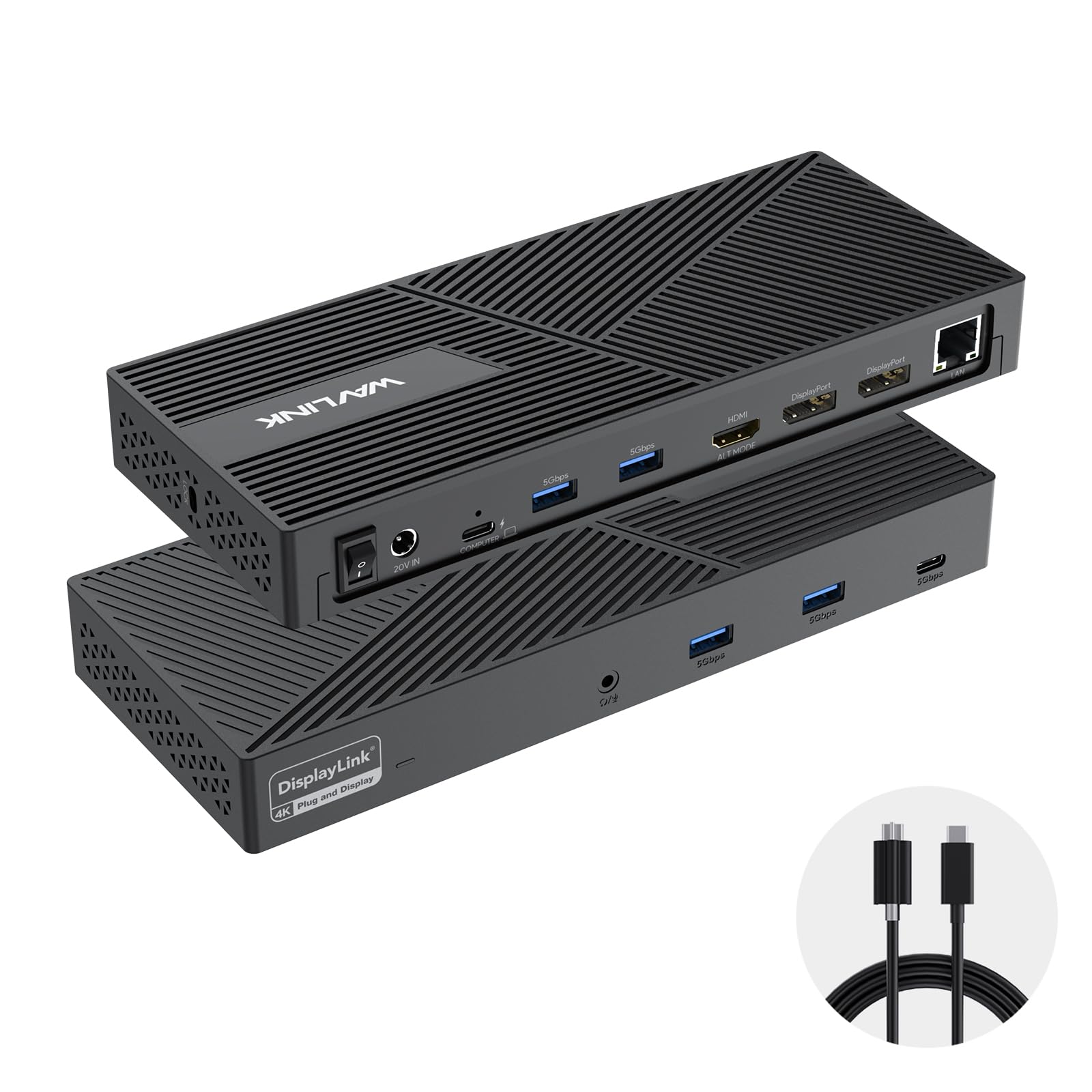 Amazon.co.jp: WAVLINK USB C トリプルディスプレイ ドッキング