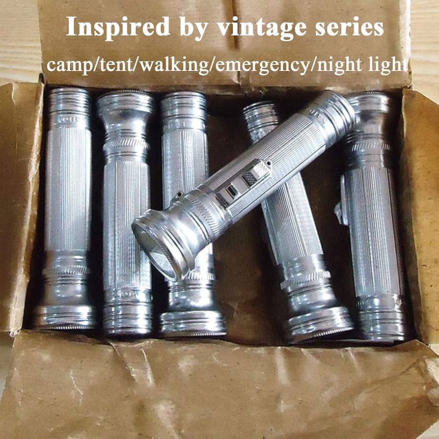 Amazon.co.jp: レトロノスタルジックなポータブル懐中電灯、トーチ