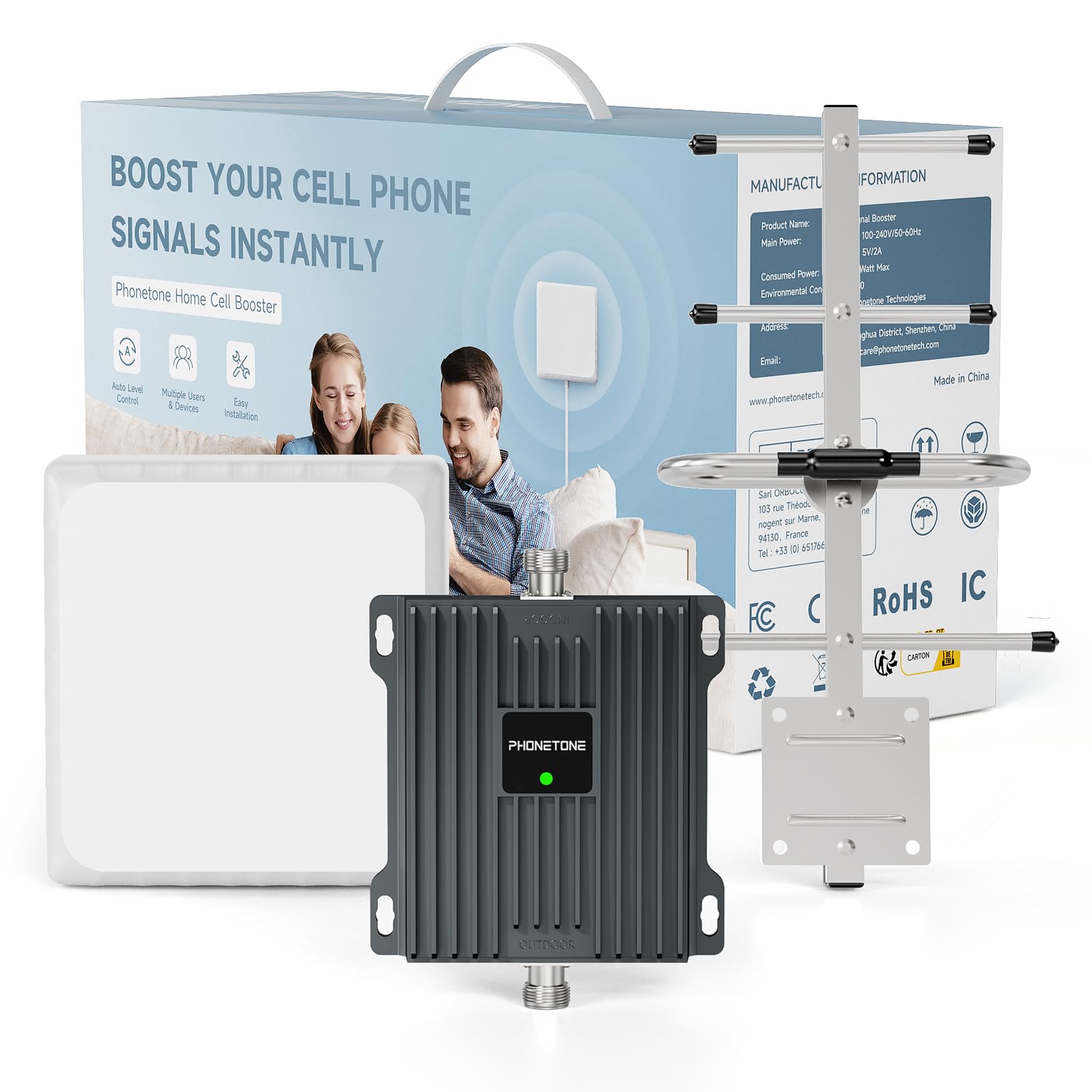 Amazon.co.jp: 家庭用携帯電話信号増幅器｜KDDI au、NTTドコモ