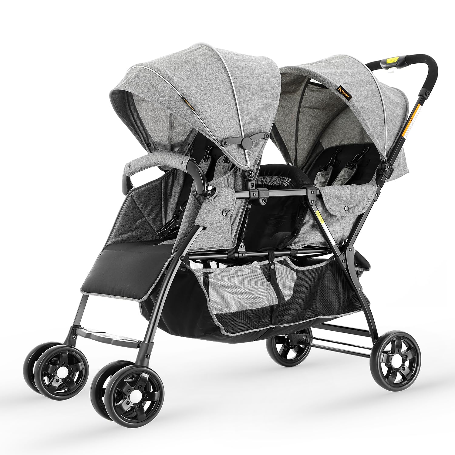 Amazon | besrey ベビーカー 2人乗りベビーカー 双子用 背面タイプ