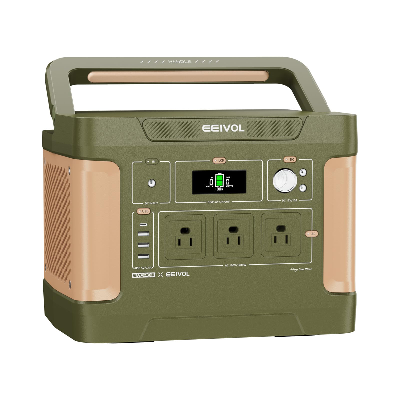 Amazon.co.jp: EVOPOW×EEIVOL ポータブル電源 リン酸鉄リチウム 1531Wh