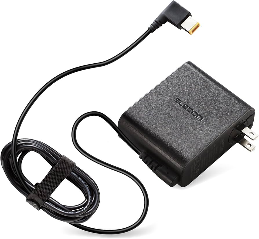Amazon.co.jp: エレコム ノートPC用ACアダプター 角型コネクタ 20V NEC