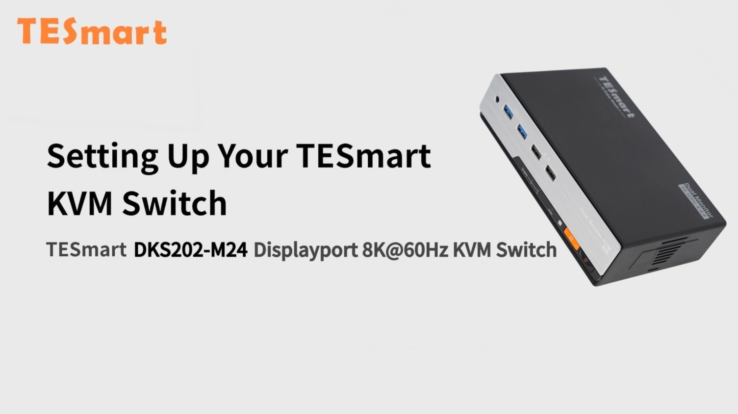 Amazon.co.jp: TESmart DisplayPort KVMスイッチ 8K@60Hz 2入力2出力 2