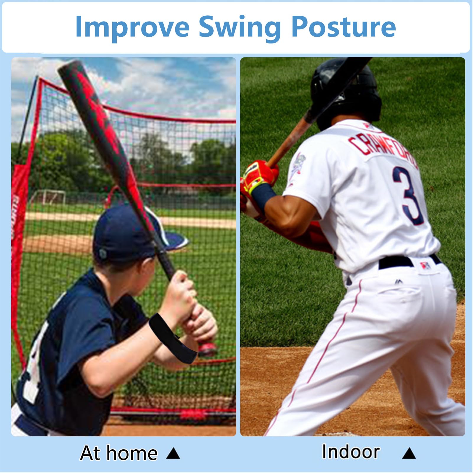 Amazon | 野球スイングトレーナーバンド 野球トレーニング用品 野球