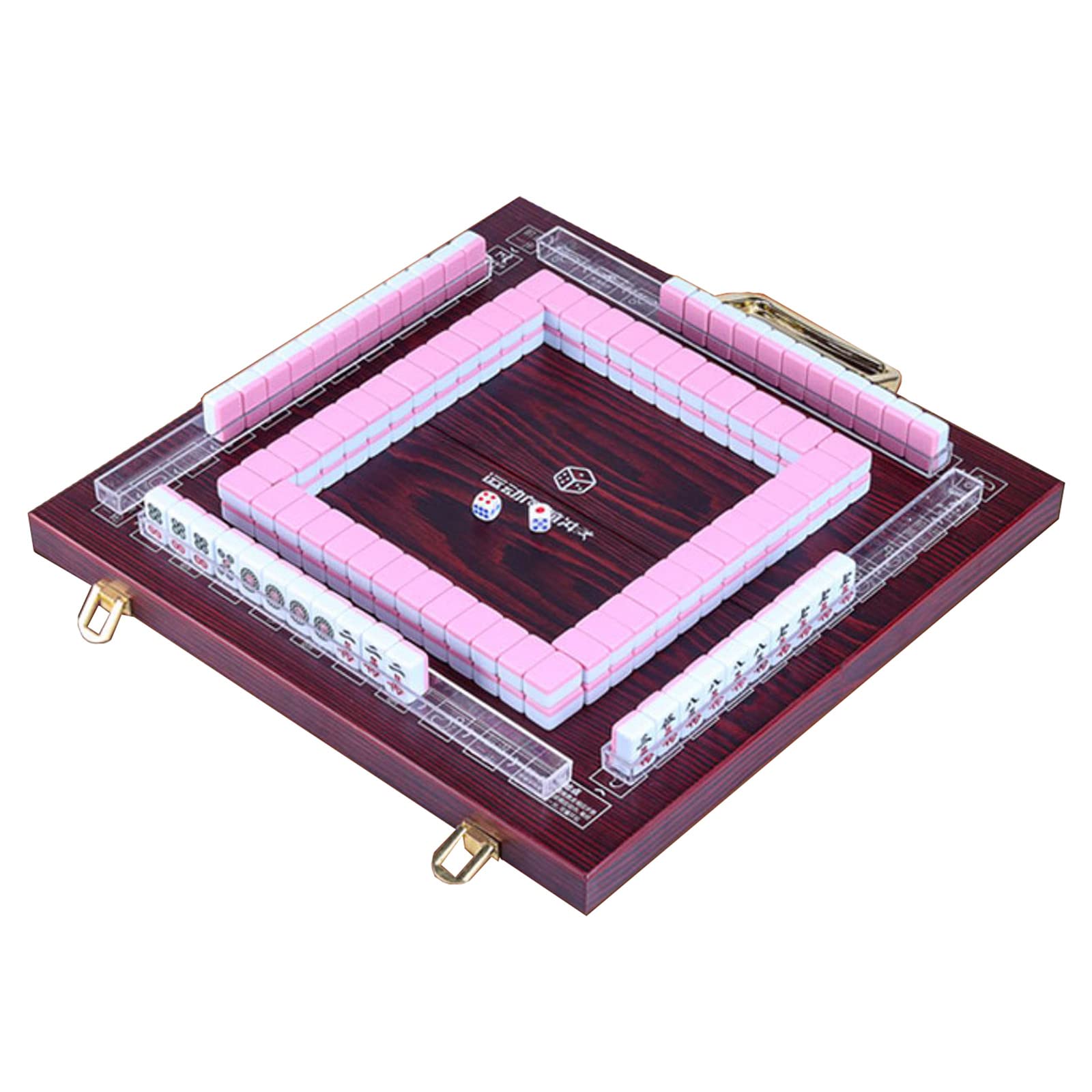 Amazon | ミニ麻雀セット ミニ144麻雀牌セット、 ポータブル麻雀セット